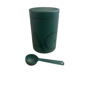 Athletic Greens AG1 Canister Jar with Scoop And Lid‎ Empty